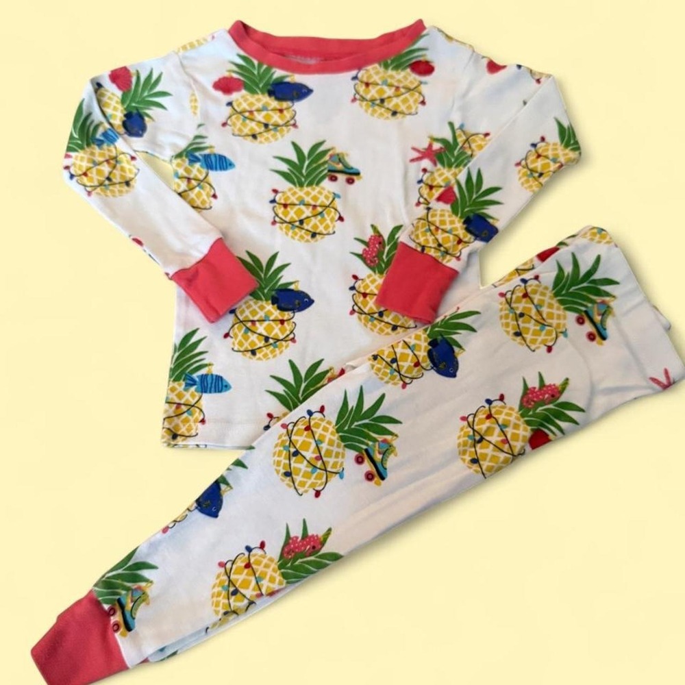 The Honest Company pineapple pajamas Size 18 months